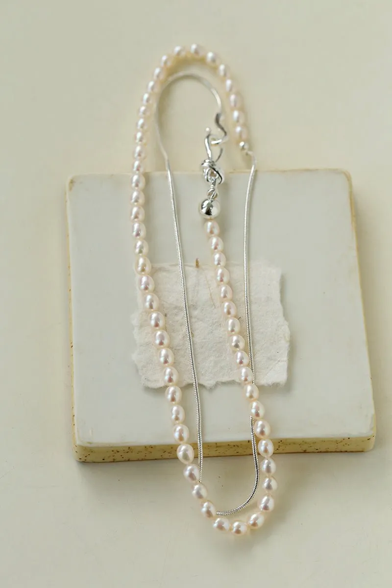 Pearl Splicing Chain Multilayer Long Necklace Sweater Chain