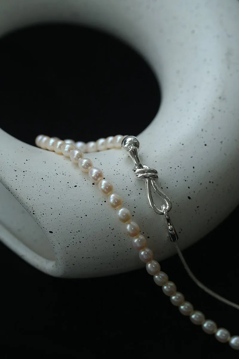 Pearl Splicing Chain Multilayer Long Necklace Sweater Chain