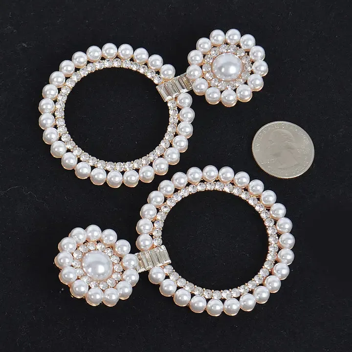 Pearl Stone Dangle Earring