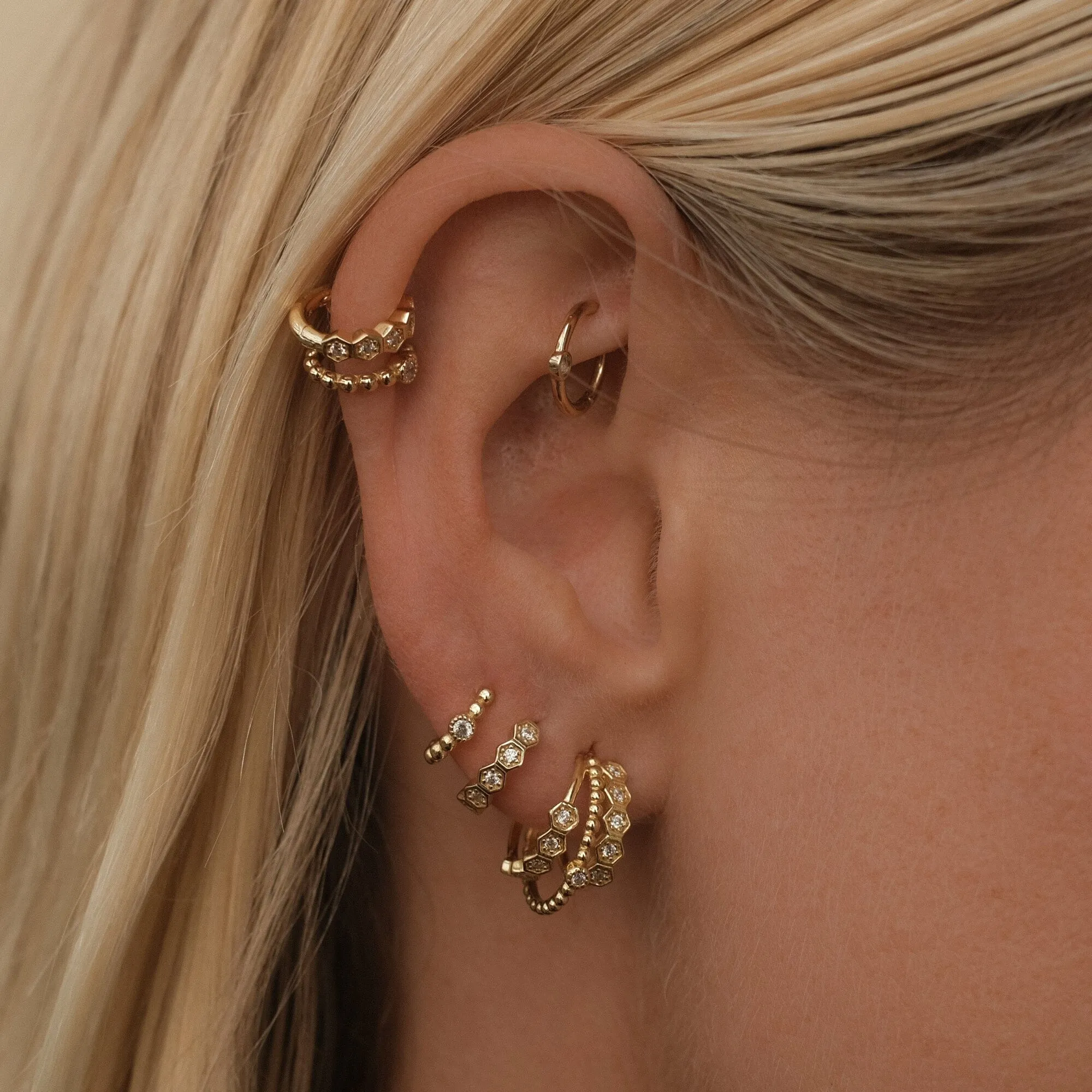 Pello huggie earrings