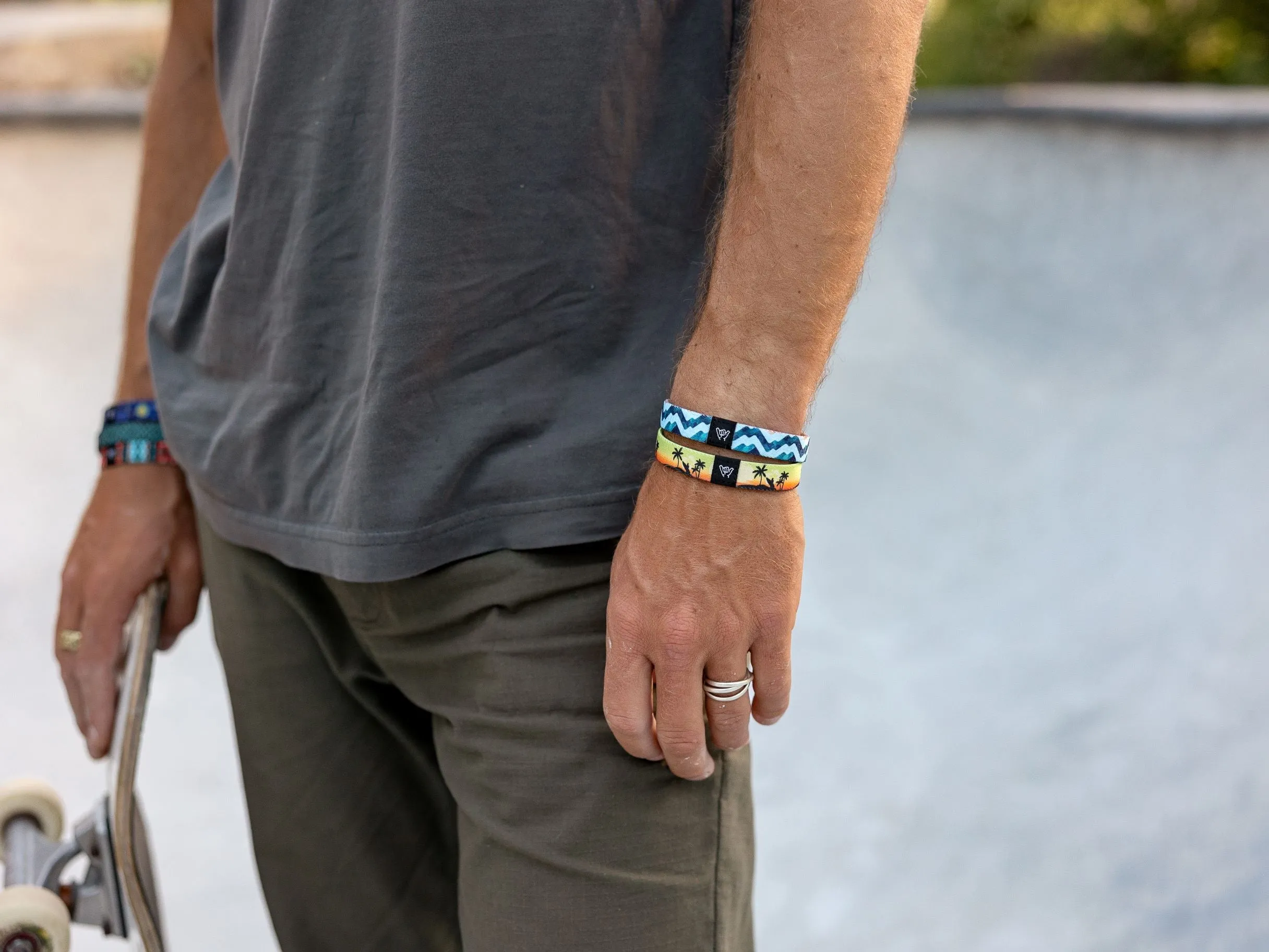 Psychedelic Tie Dye Wristband Bracelet