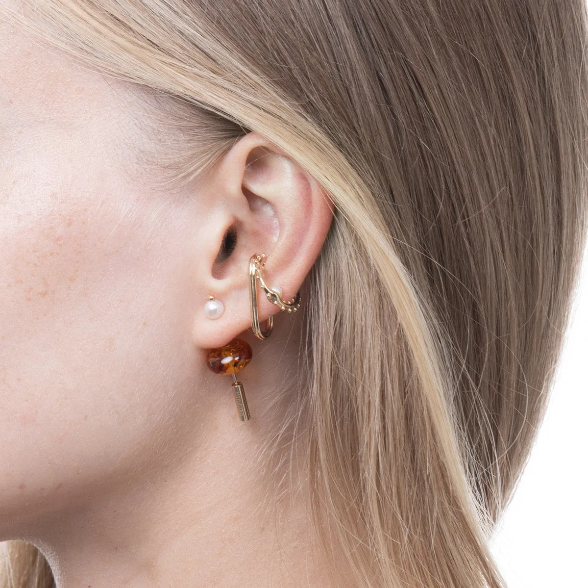 "Dune" Oblong Ear Cuff Medium size