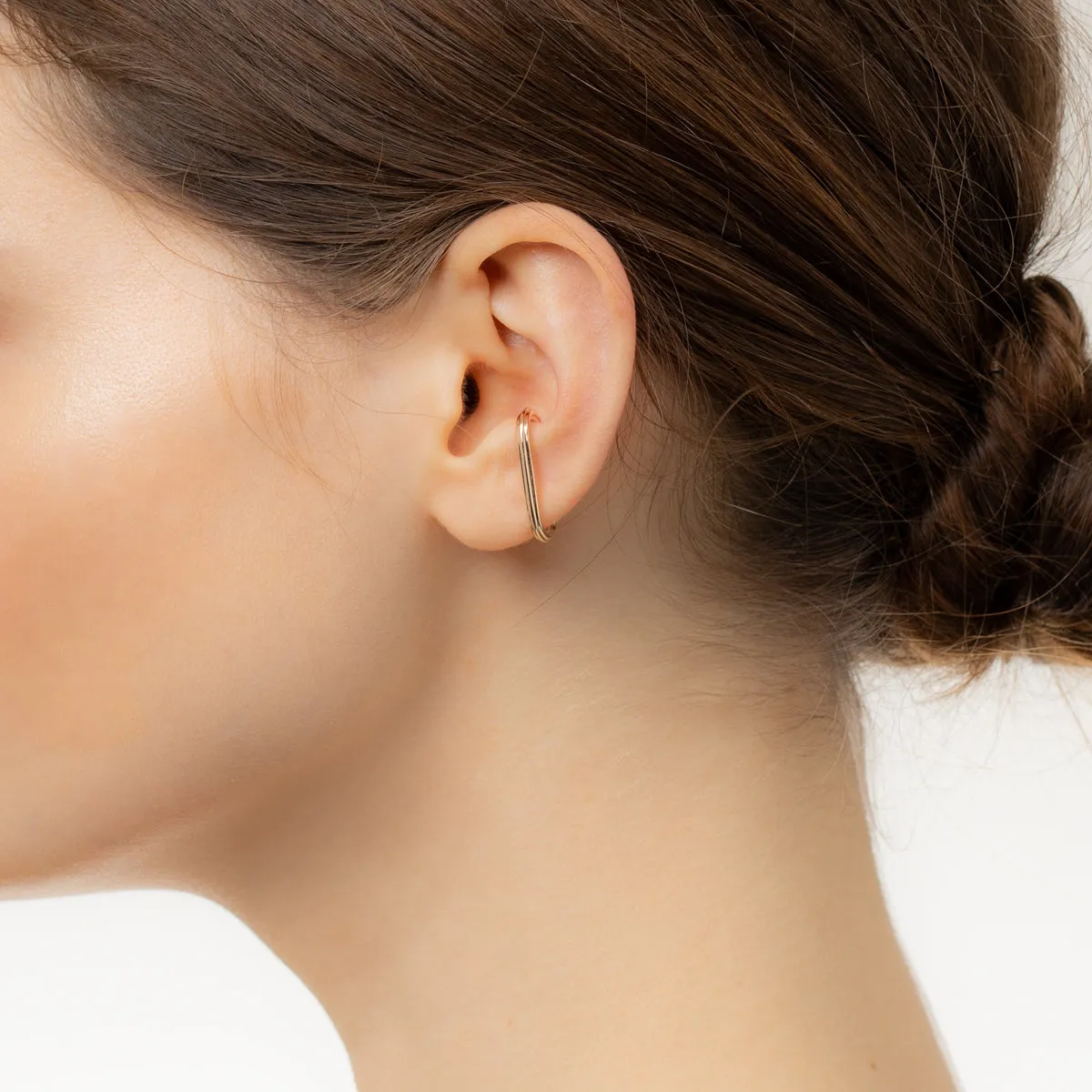 "Dune" Oblong Ear Cuff Medium size