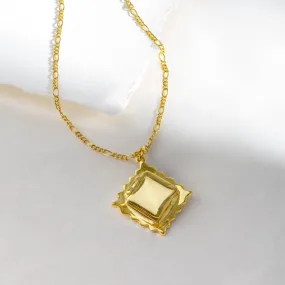 Ravioli Gold Necklace