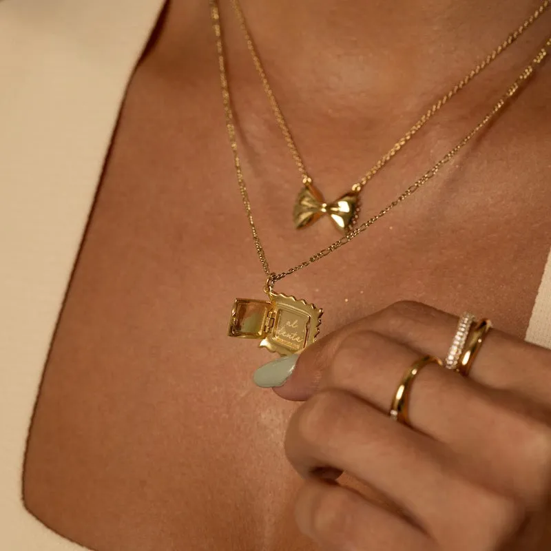 Ravioli Gold Necklace