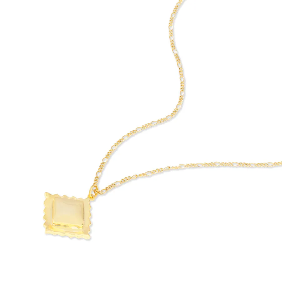 Ravioli Gold Necklace
