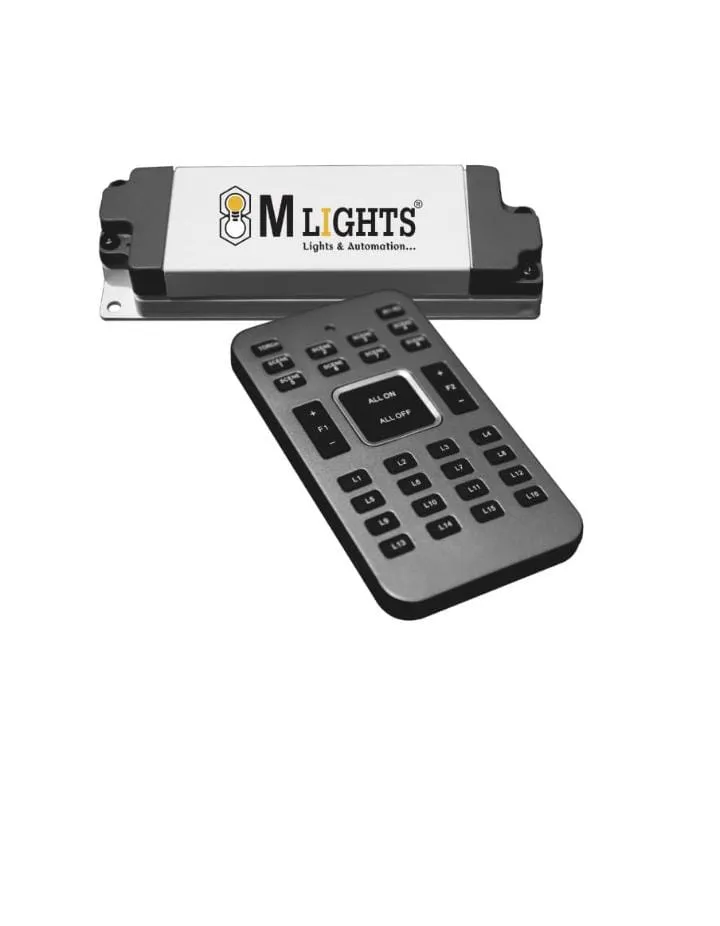 Remote Control Smart Device  Lights And Fan With Speed Control & 8 Scene Control