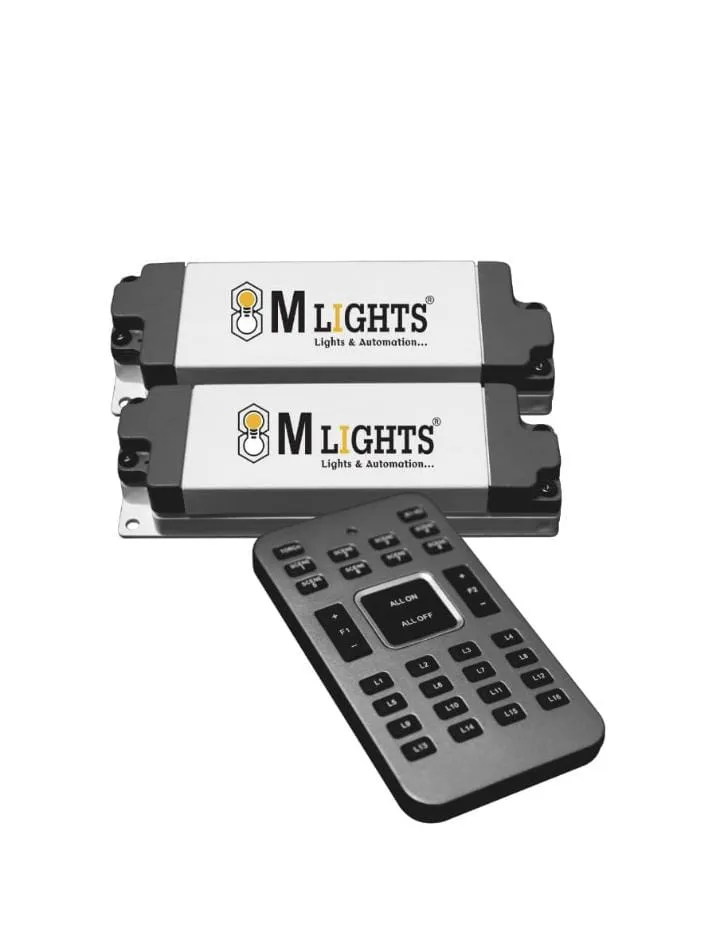 Remote Control Smart Device  Lights And Fan With Speed Control & 8 Scene Control