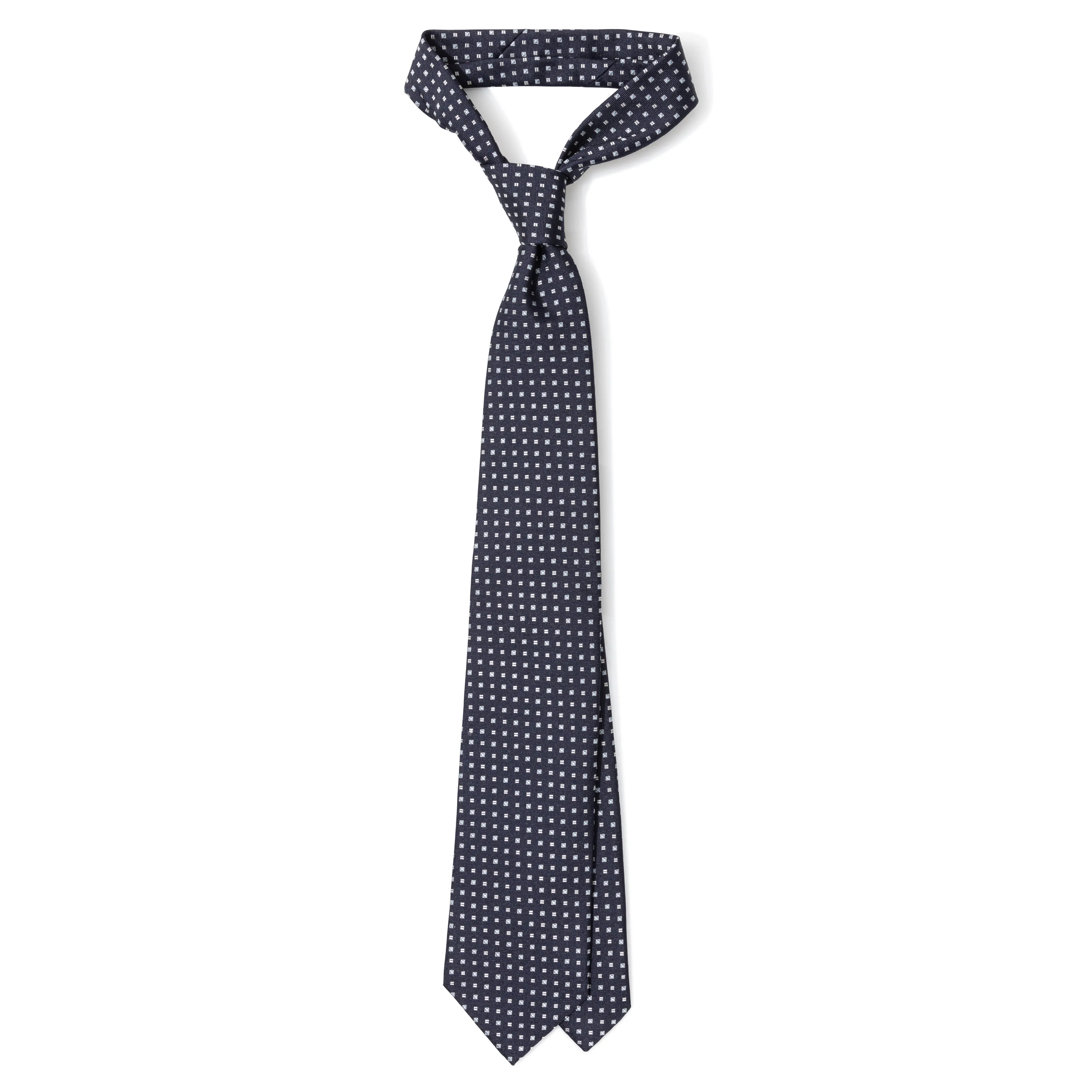 Silk Jacquard Tipped Tie