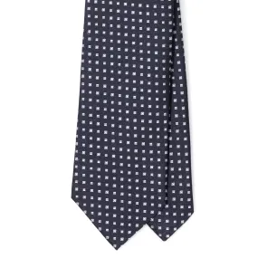 Silk Jacquard Tipped Tie