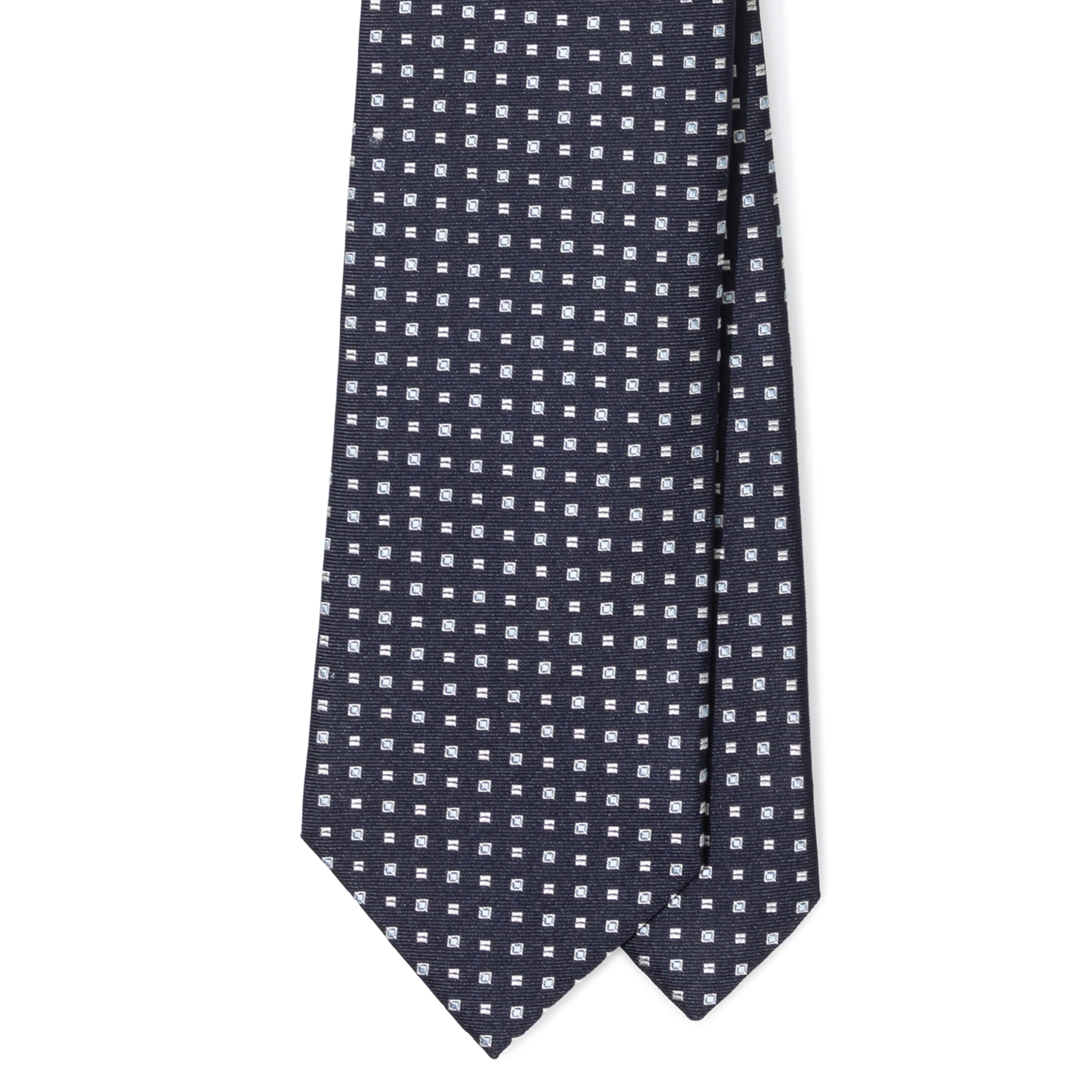 Silk Jacquard Tipped Tie