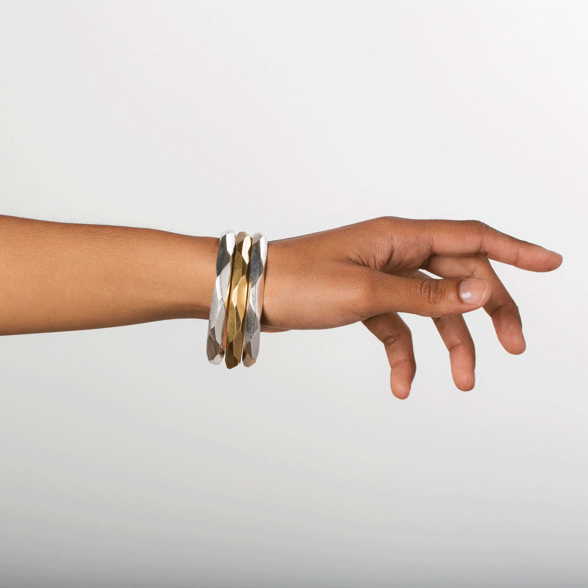 Silver Denali Bangle