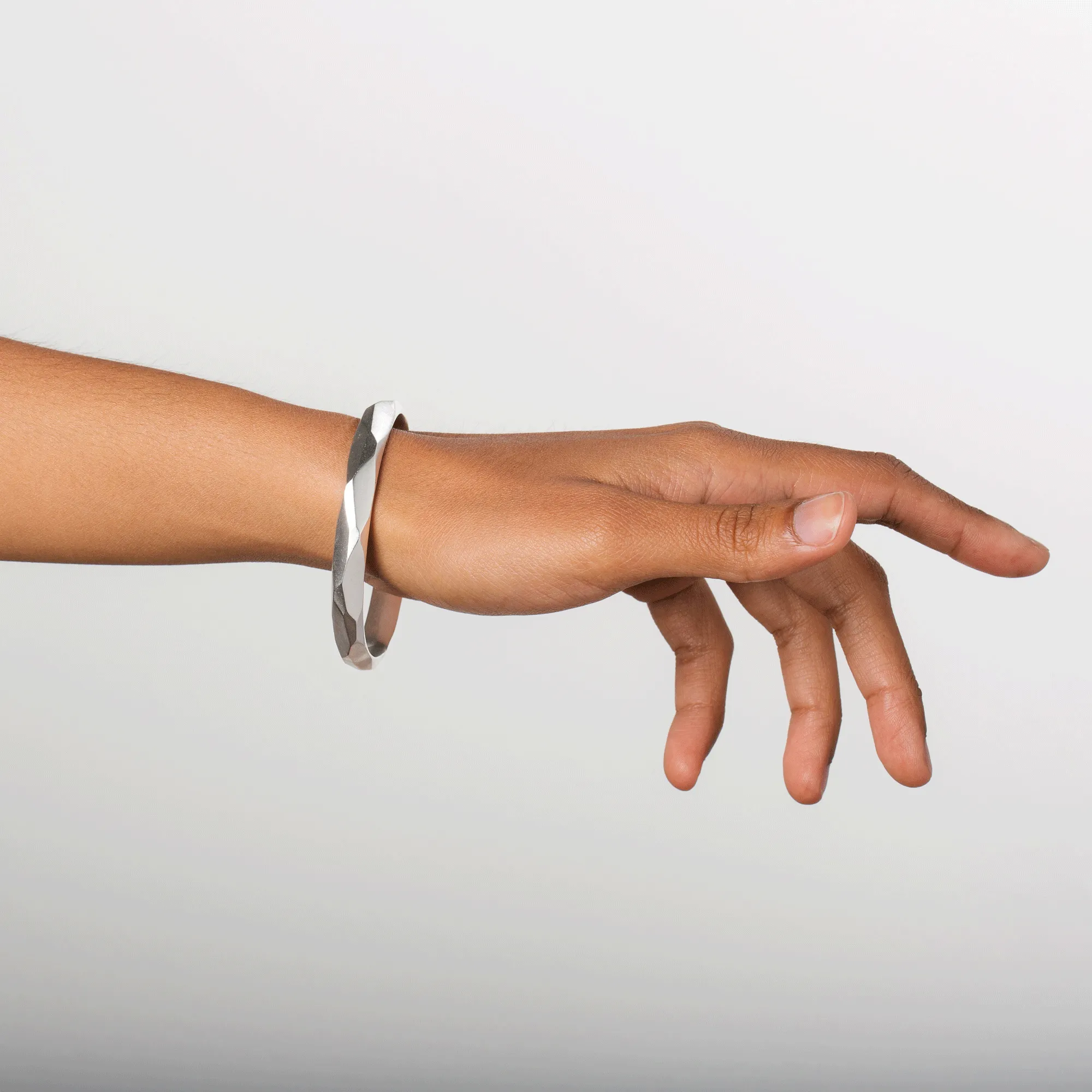 Silver Denali Bangle