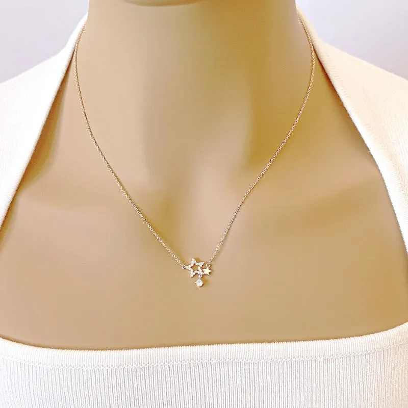 Star Cubic Zirconia Necklace
