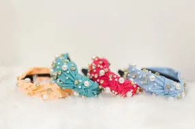 Statement Pearl Knot Headband