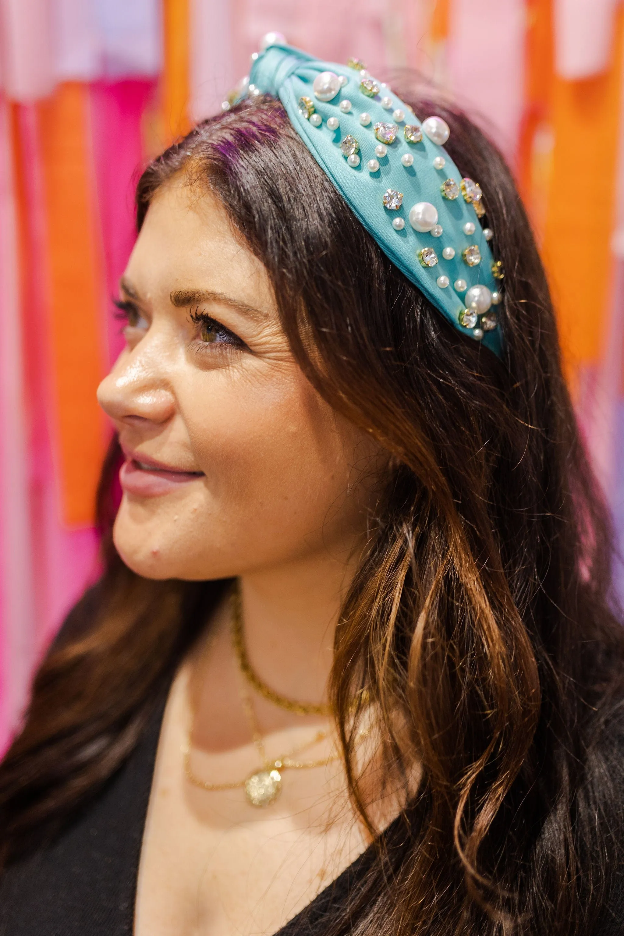 Statement Pearl Knot Headband