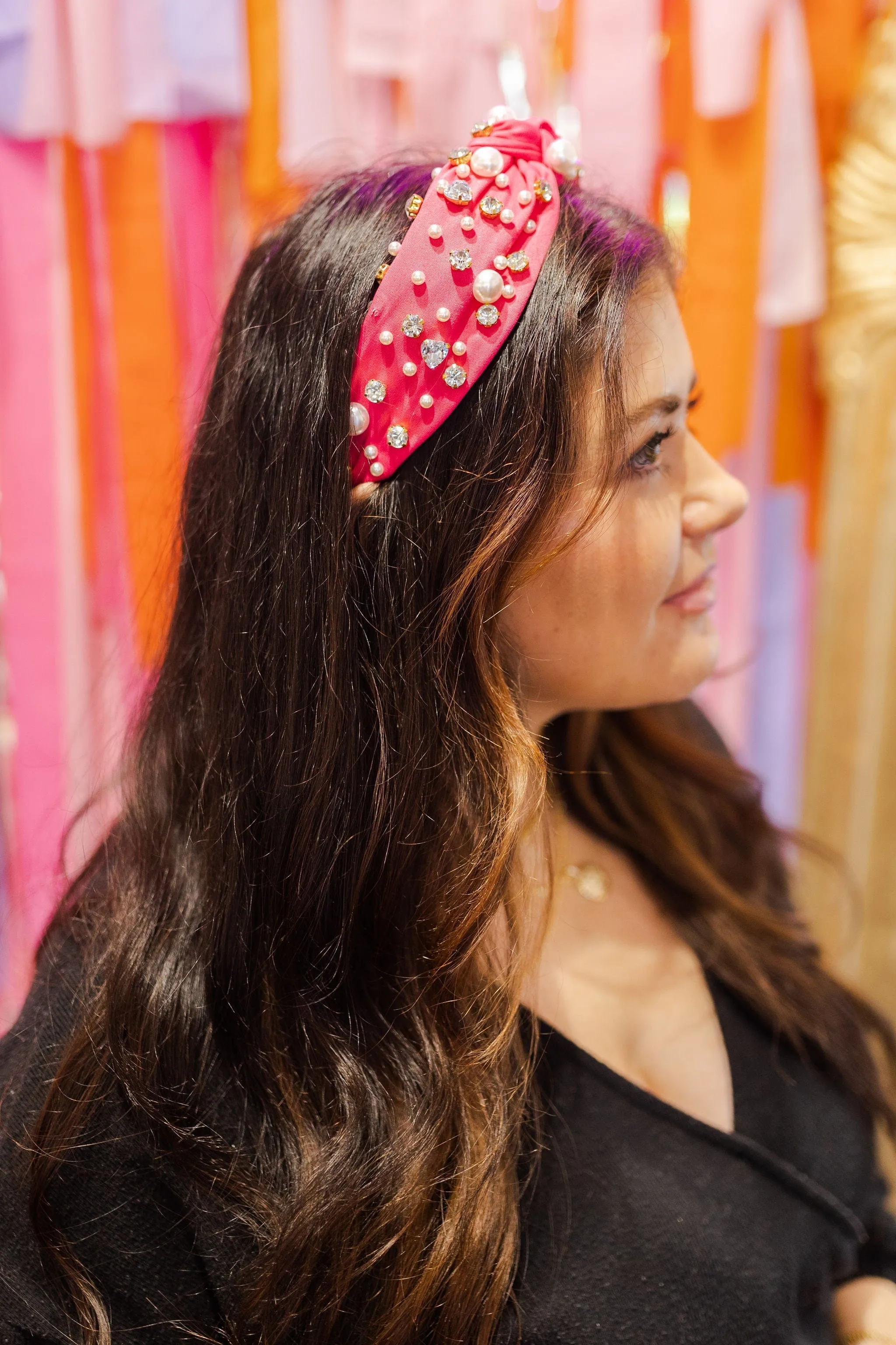 Statement Pearl Knot Headband