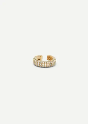 Stoned Ear Cuff Mini | White