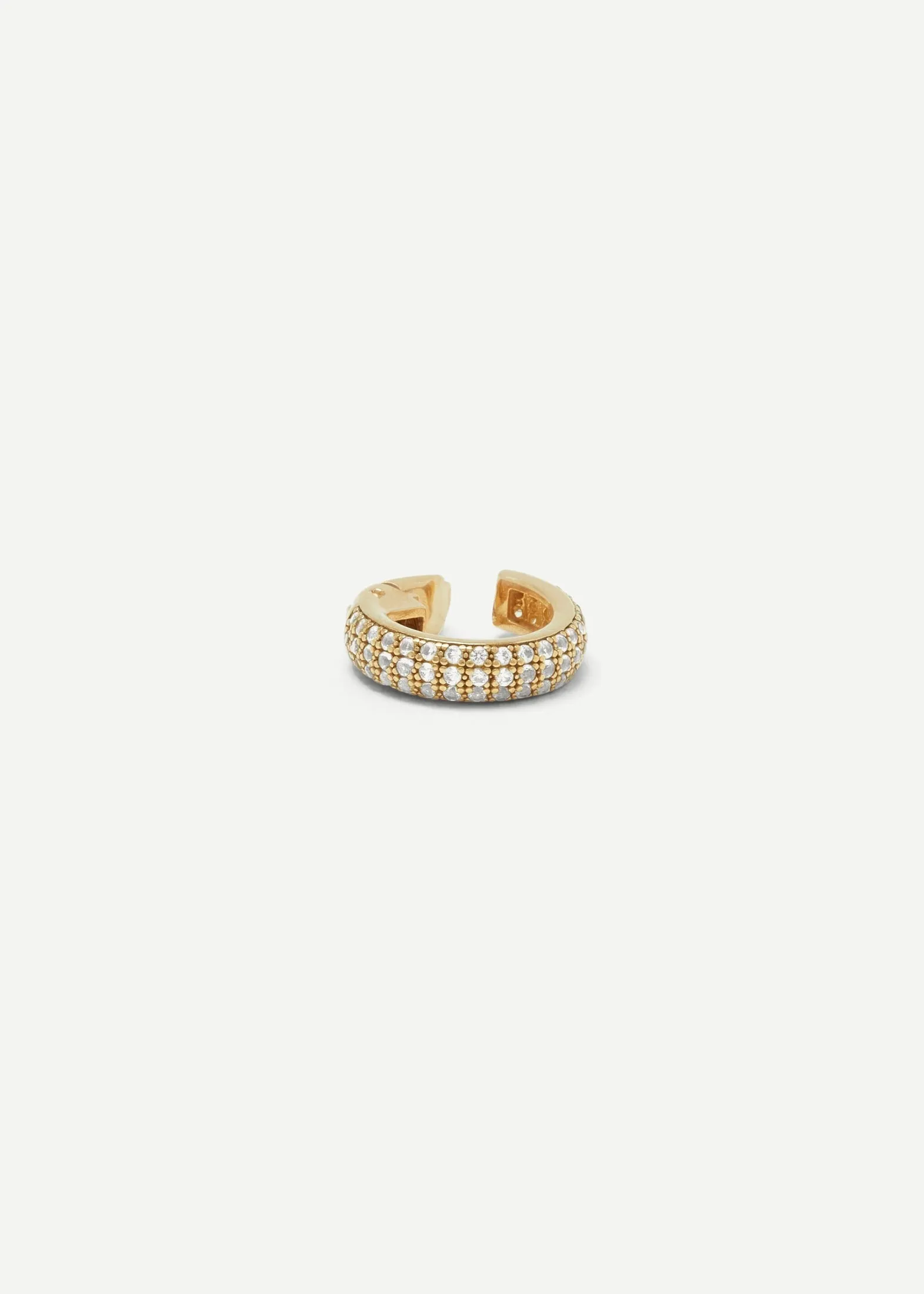 Stoned Ear Cuff Mini | White