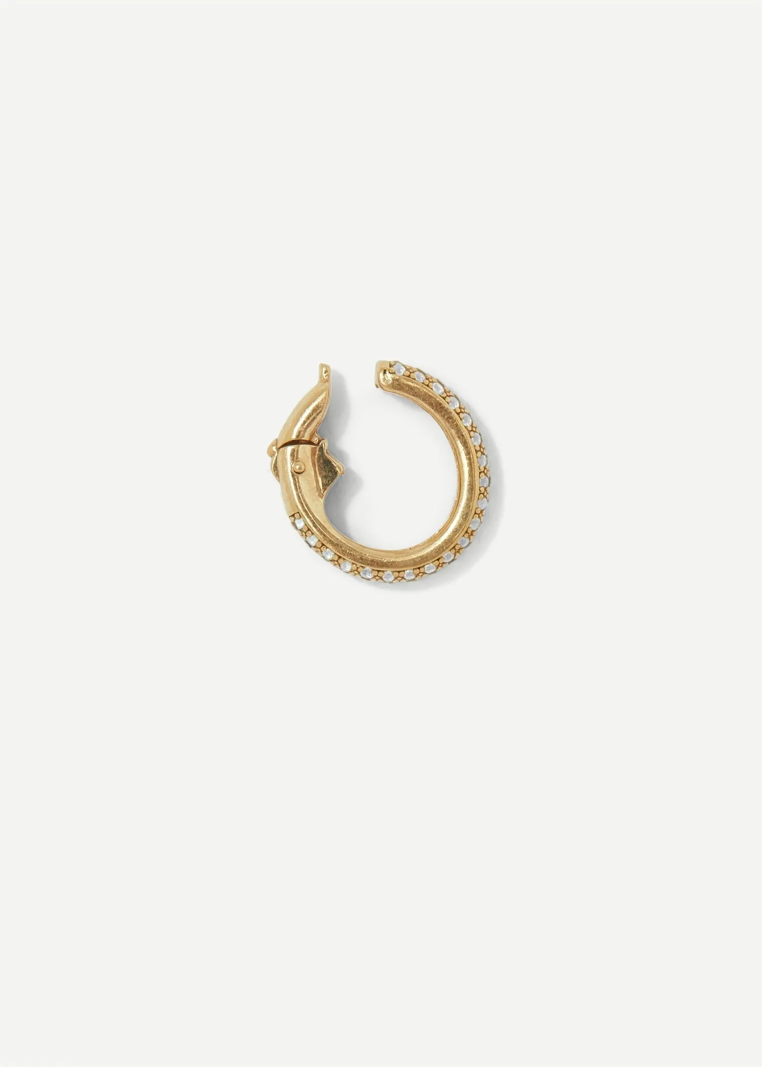 Stoned Ear Cuff Mini | White
