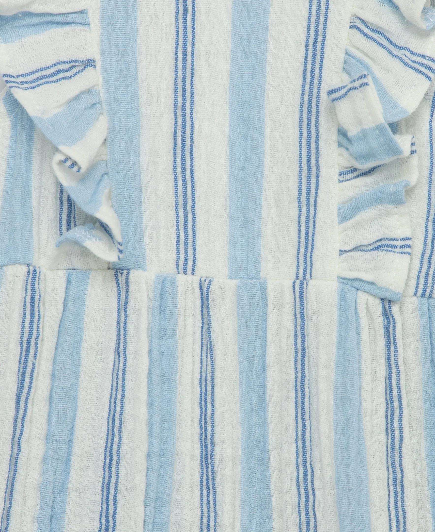 Stripes Gauze Romper & Headband Set