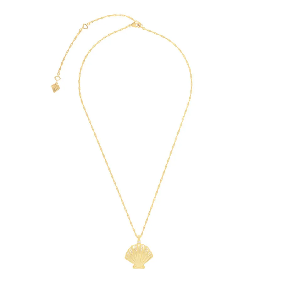 Sundaze Shell Gold Necklace