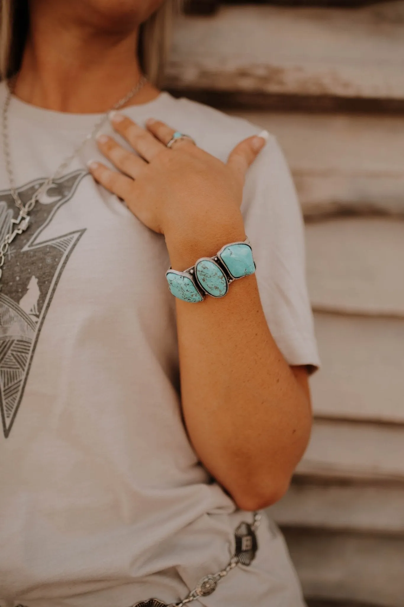 Trio Amigos Turquoise Cuff