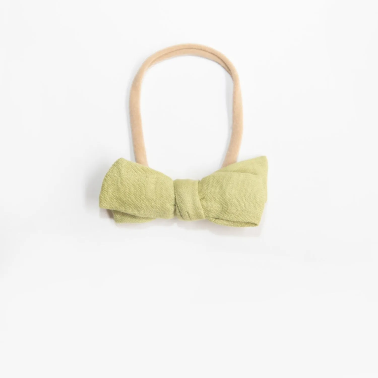 Wild Kind Dorothy Linen Bow Headband - Fern